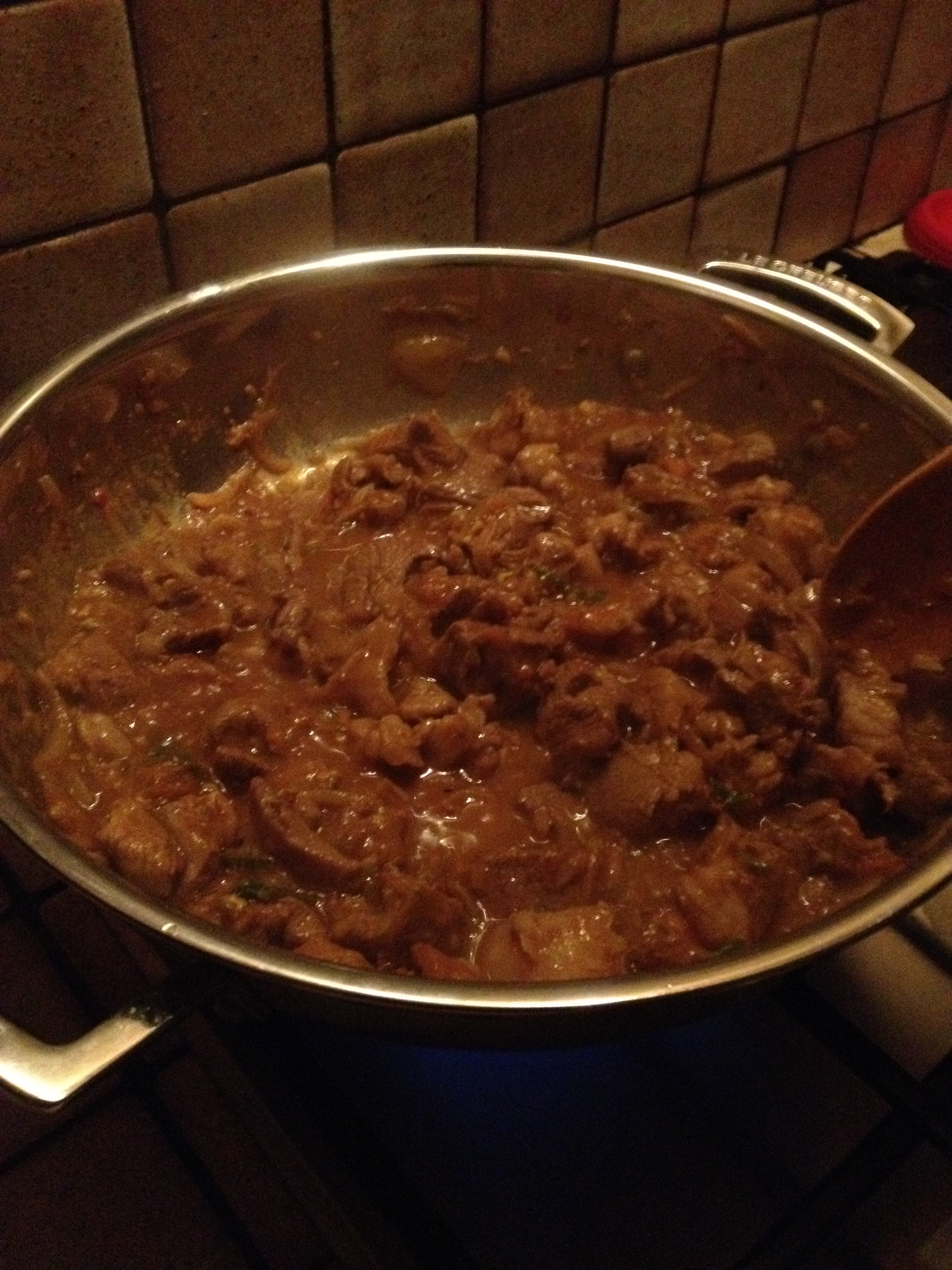 Lamb and potato curry