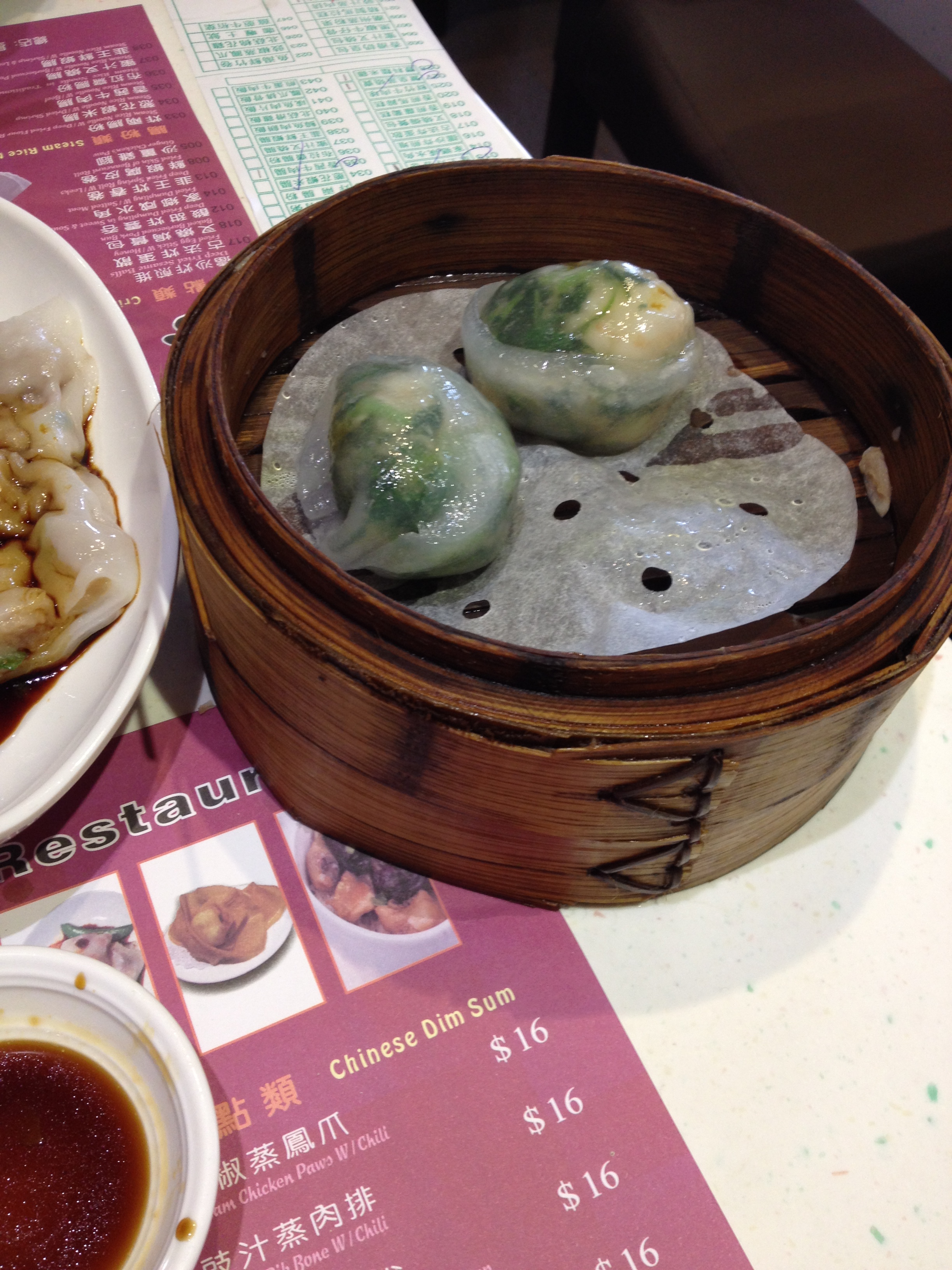 Dumplings at One Dim Sum, Kowloon