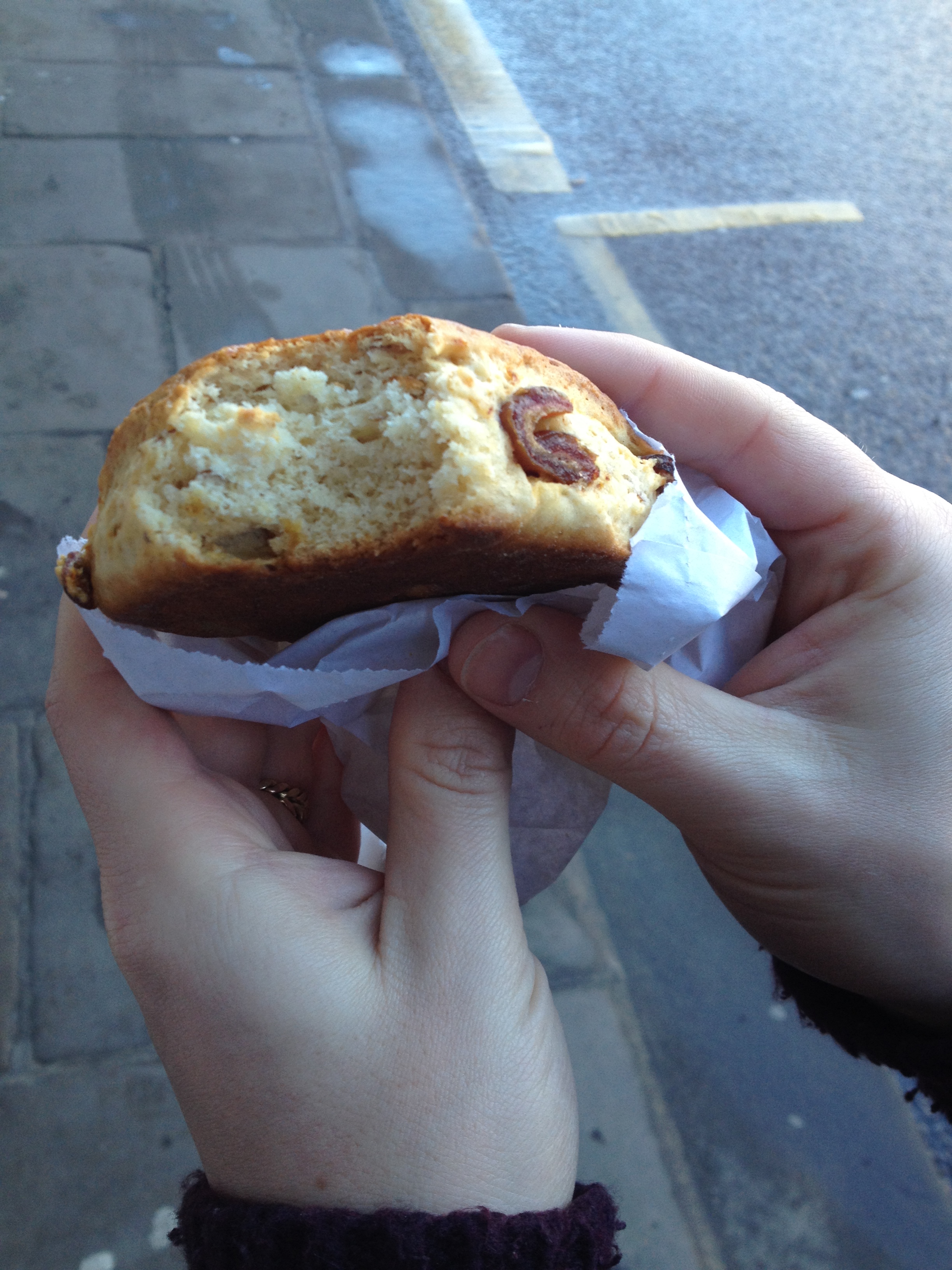 Date scone from Artisan Bakery in Headingley