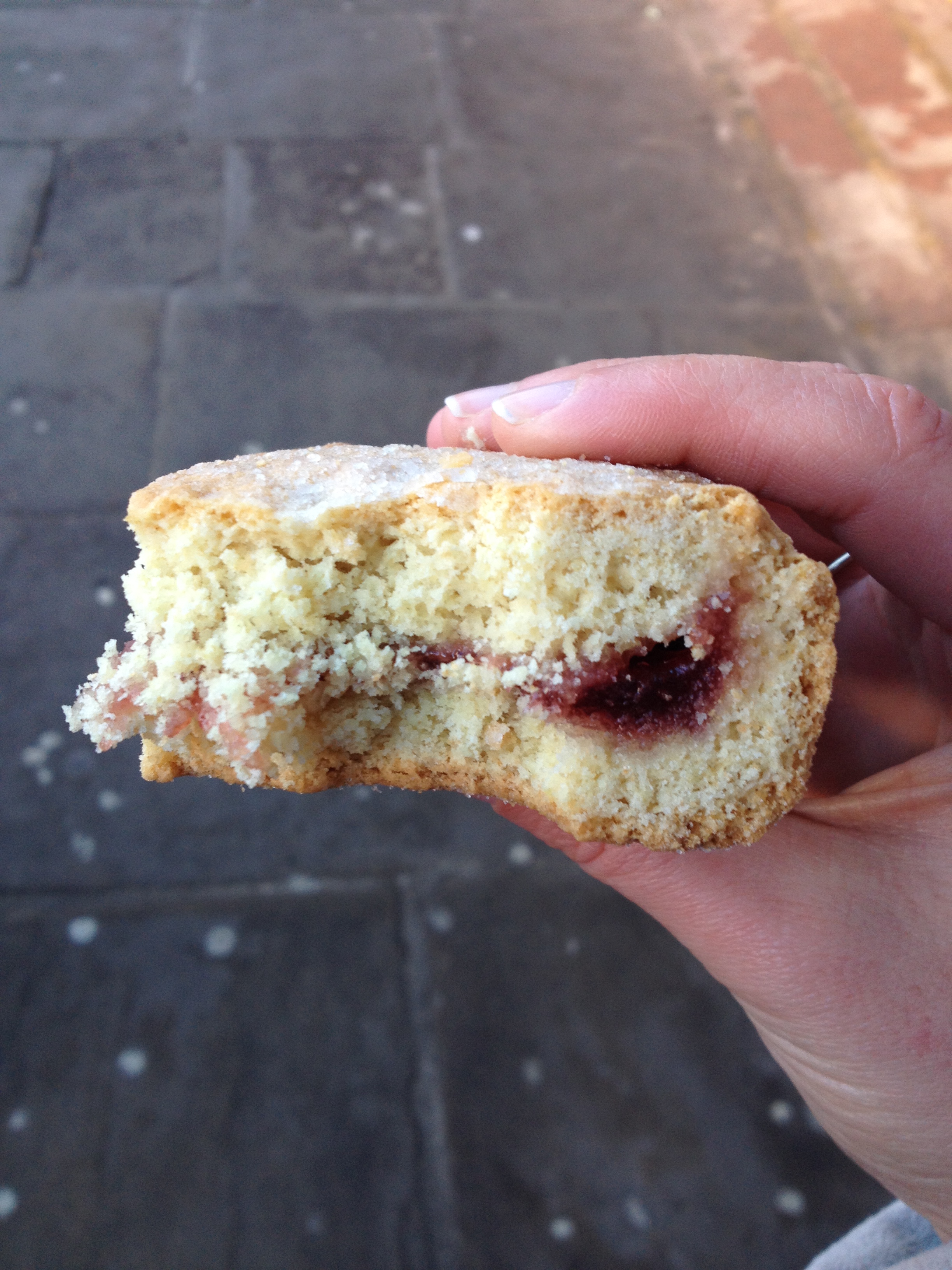 Jam slice from Artisan Bakery in Headingley