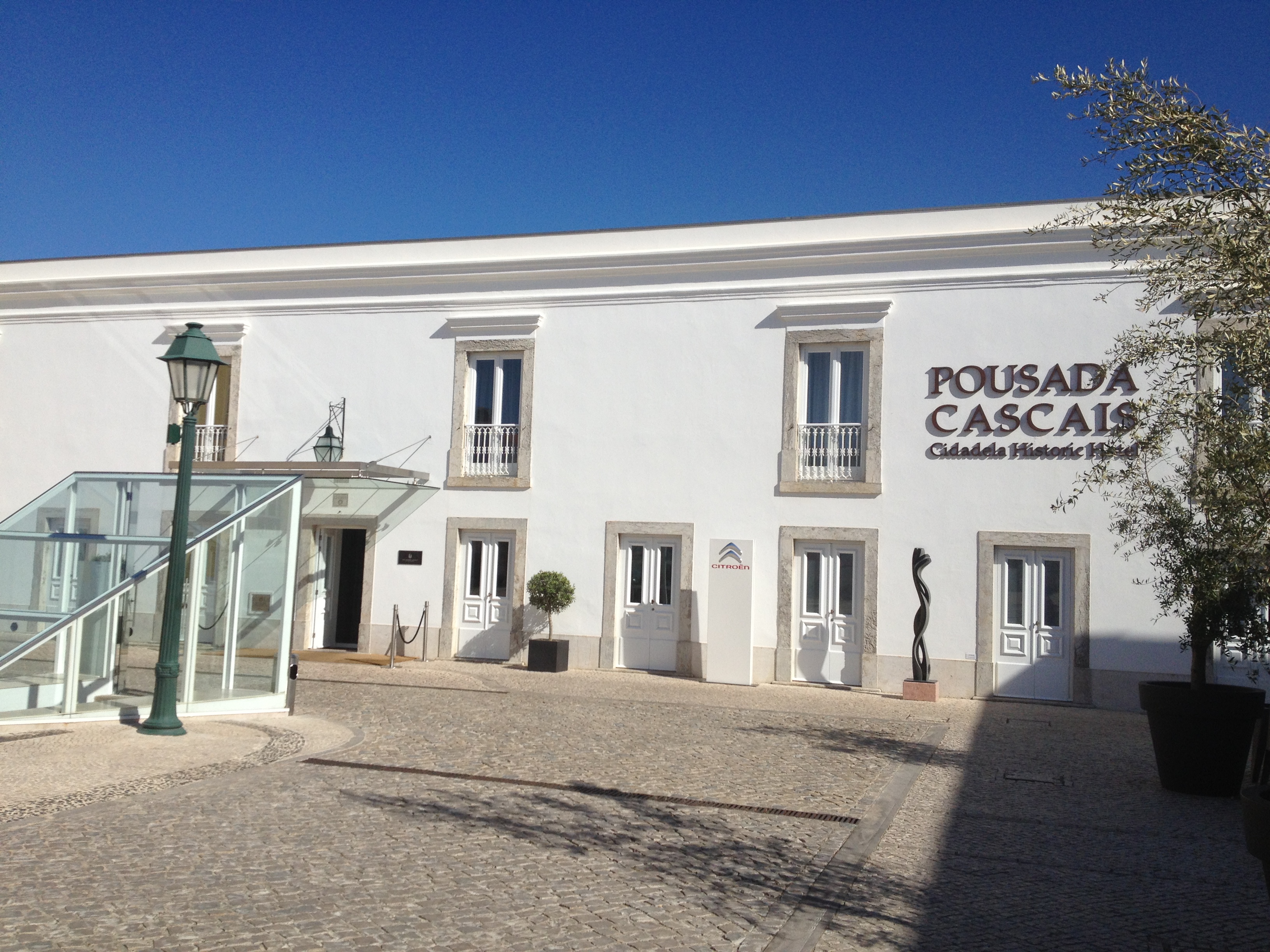 The outside of the Pousada Cascais hotel