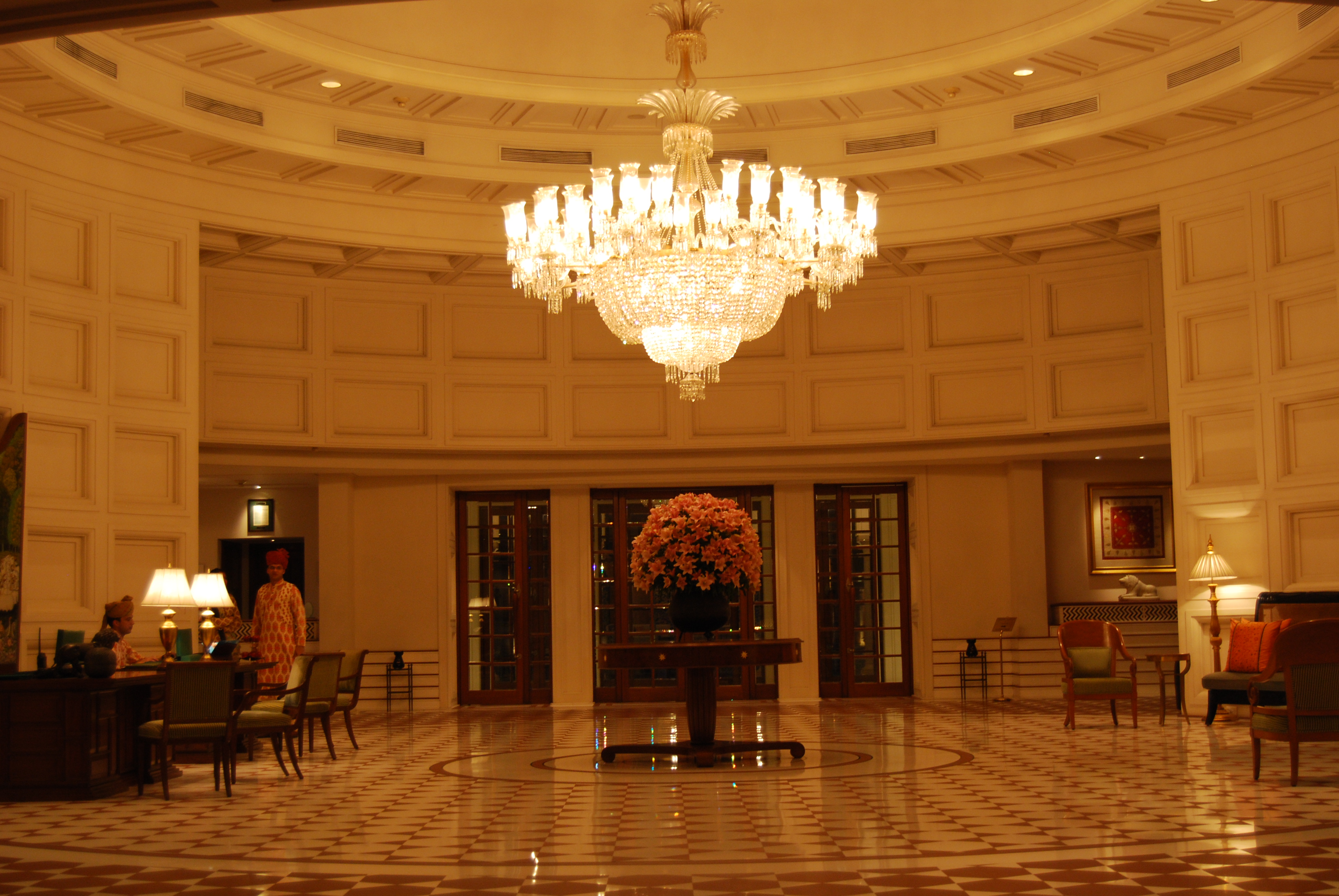 Lobby at The Oberoi Amarvilas, Agra