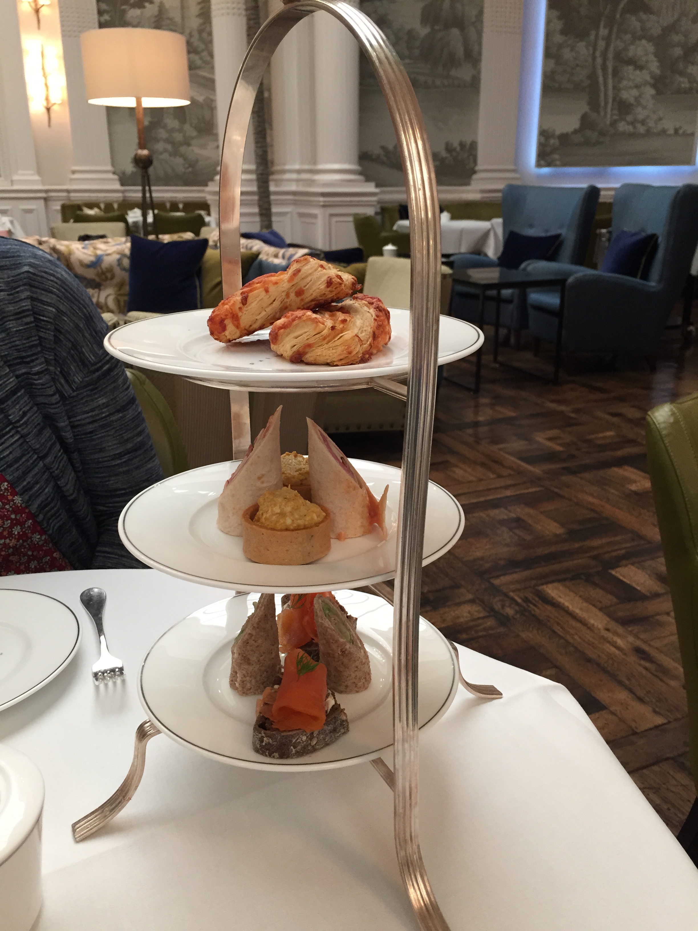 Afternoon tea at Palm Court, The Balmoral 
