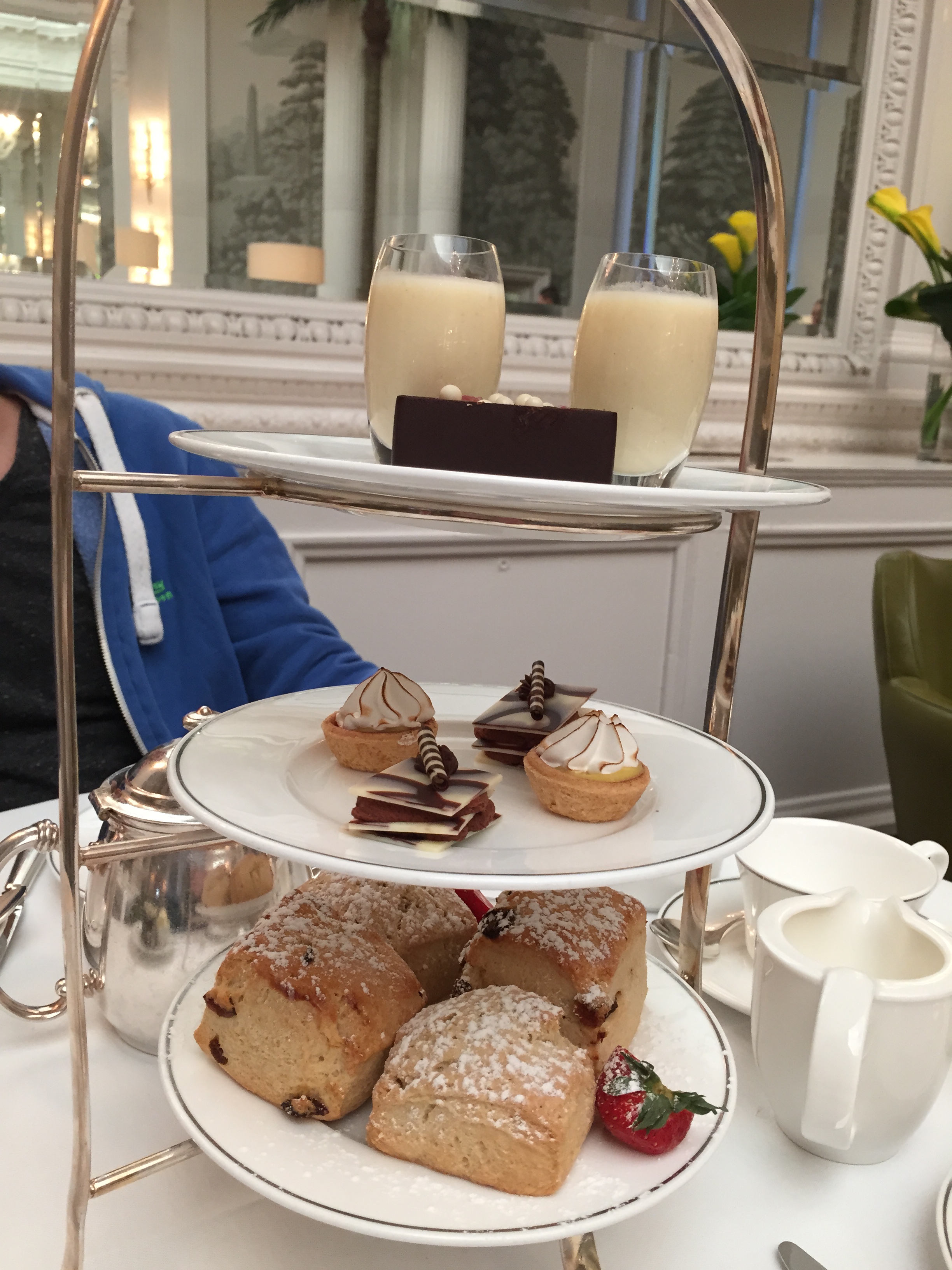Afternoon tea at Palm Court, The Balmoral 